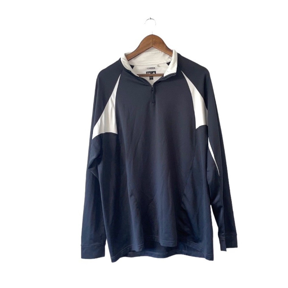 Adidas Climawarm Golf Quarter Zip Pullover Sweatshirt Gray Size Men’s Large